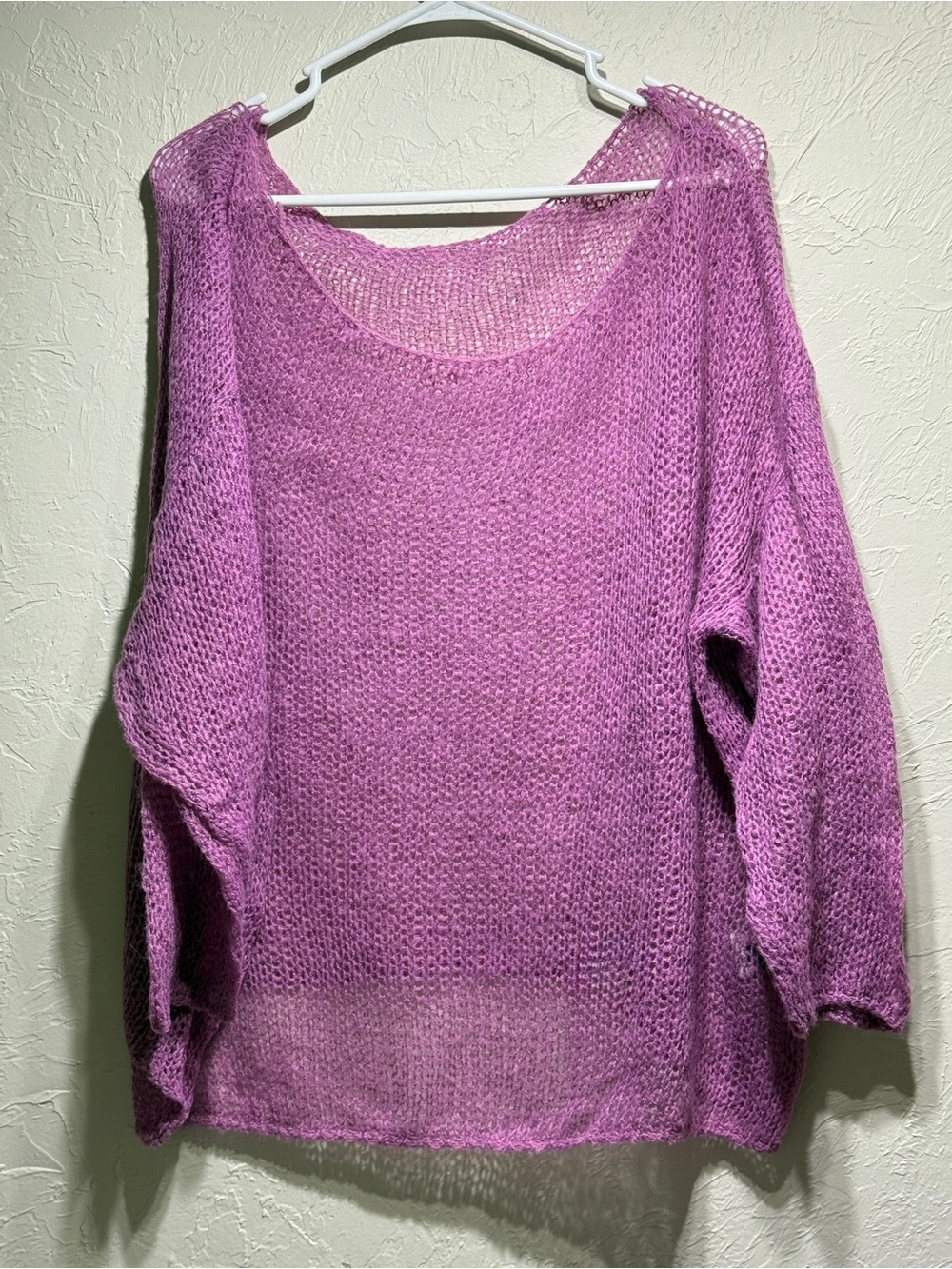 SHEIN Curve Ultra-Lightweight Open-Knit Sweater size 3XL
